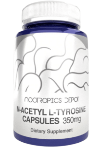 120 Cápsulas de N-Acetil L-tirosina con 350mg - Nootropics Depot
