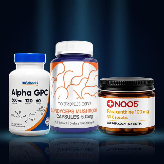 Cerebro y Gym · Set de 3 productos – Nootrópicos México