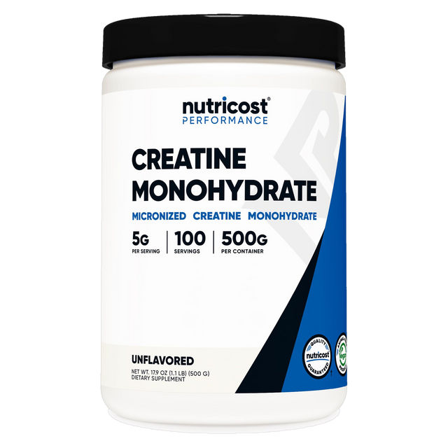 Creatina monohidrato en polvo, 500 g