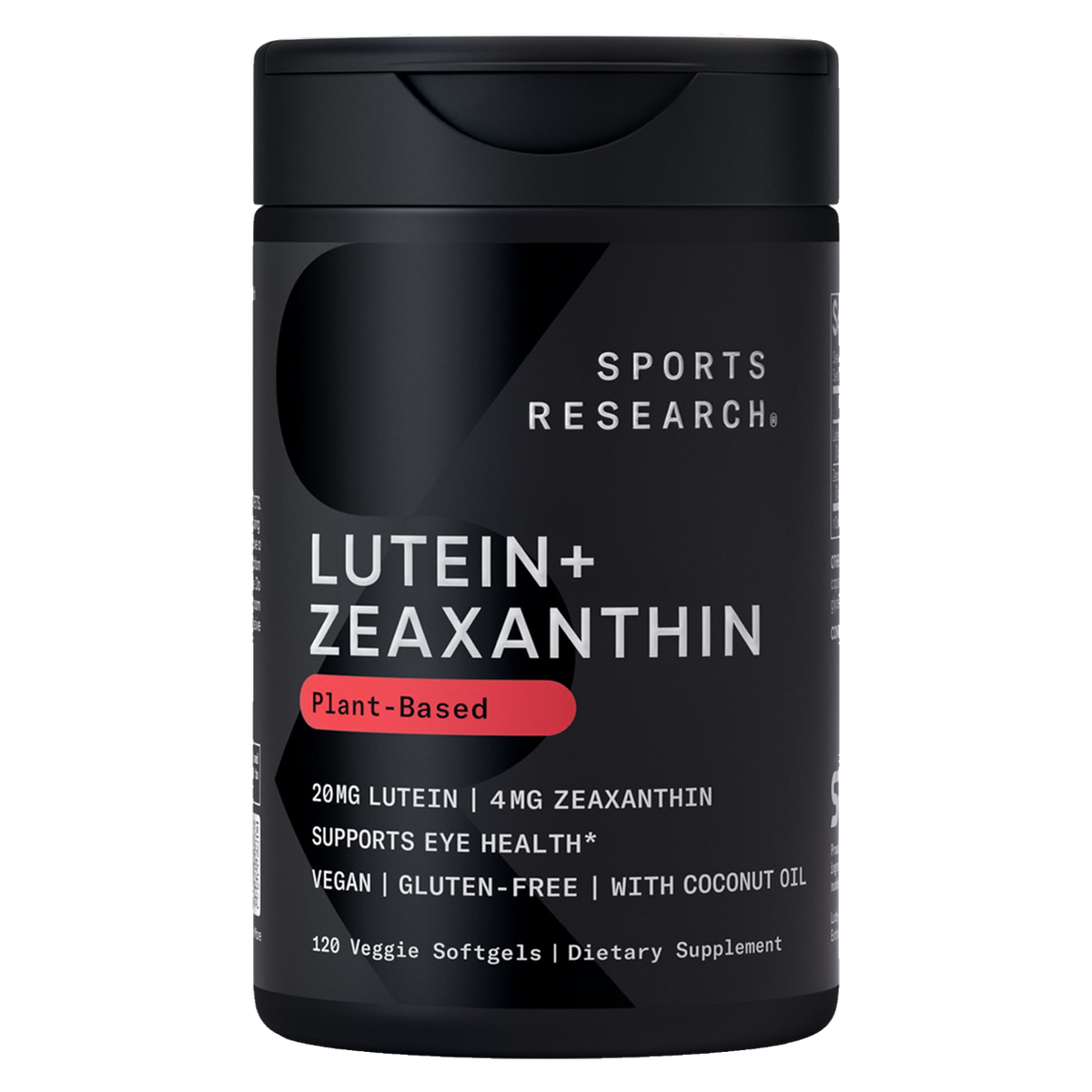 Luteína + zeaxantina, 120 cápsulas blandas, 20 mg + 4 mg por cápsula