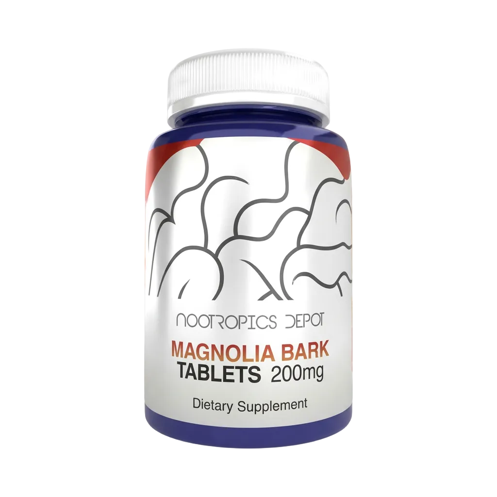 Magnolia Bark Extracto Tabletas 200mg (x90) | Magnolol + Honokiol – Nootropics Depot