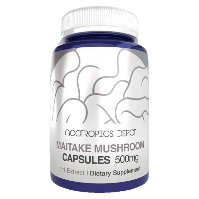 Maitake extracto, 180 cápsulas, 500 mg por cápsula