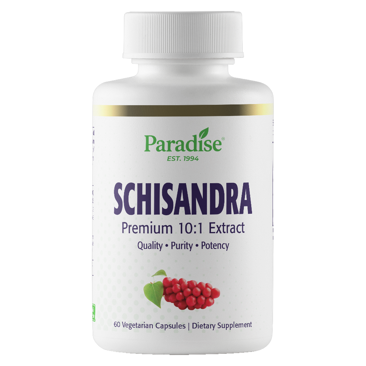 Schisandra extracto 10:1, 60 cápsulas, 250 mg por cápsula