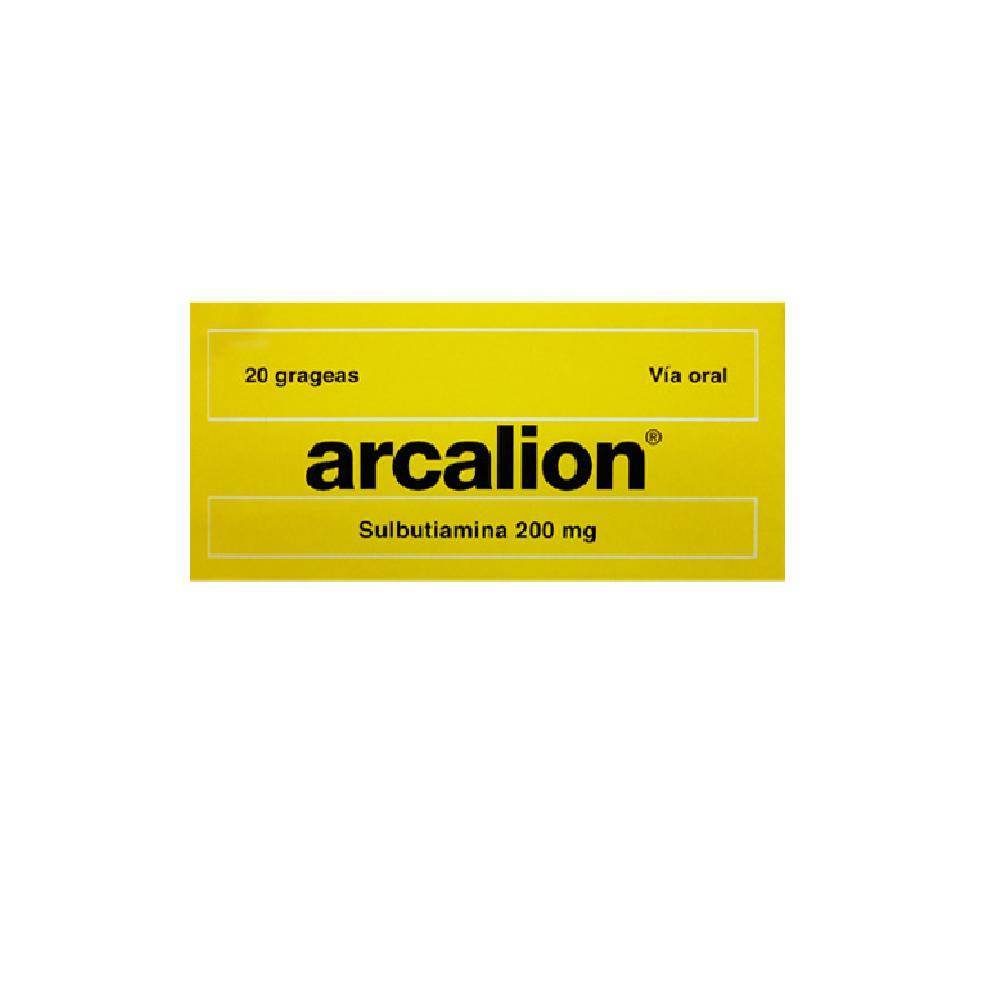 Comprimidos Con 200mg de Sulbutiamina Recubiertos - Arcalion