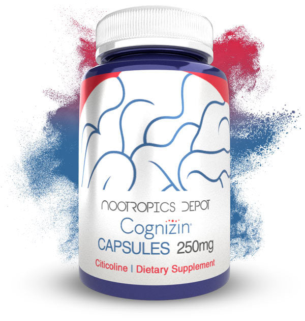 60 cápsulas con 250mg de Citicolina -Cognizin  Nootropics Depot