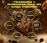 Café de olla con hongos adaptogenos