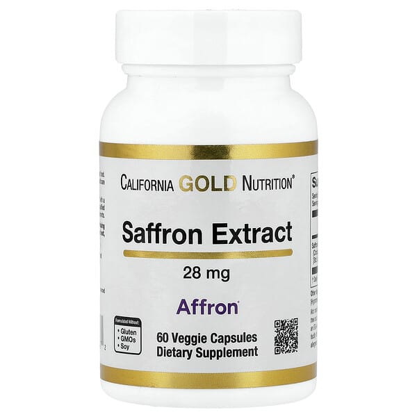 Azafrán affron, 60 cápsulas, 28 mg por cápsula