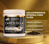 Café de olla con hongos adaptogenos