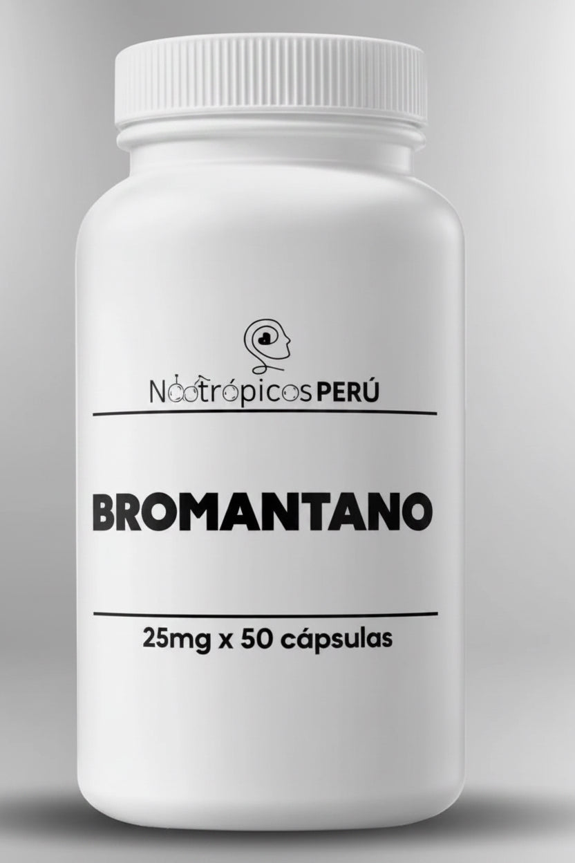 Bromantane   50 cápsulas de 25mg - Nootropics Perú (preventa 15 disponible)