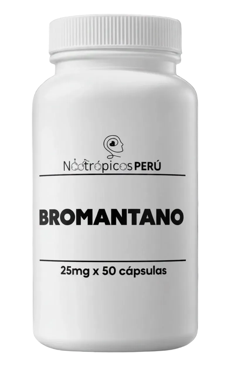 Bromantane   50 cápsulas de 25mg - Nootropics Perú (preventa 15 disponible)