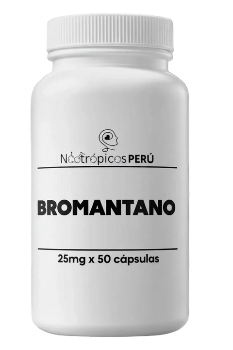 Bromantane   50 cápsulas de 25mg - Nootropics Perú (preventa 15 disponible)