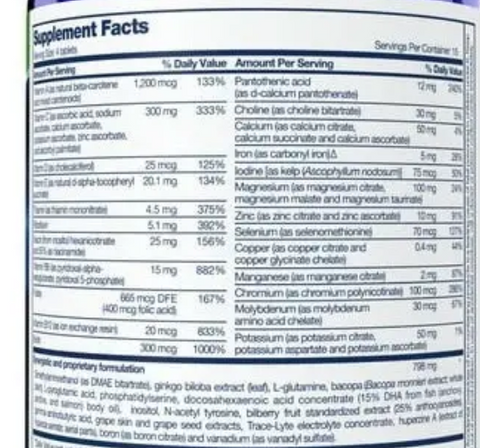 Focus Factor Extra Strength · 60 Tabletas · Nutrición para el Cerebro