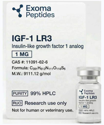 IGF-1 LR3 vial 1mg – Exoma Peptides