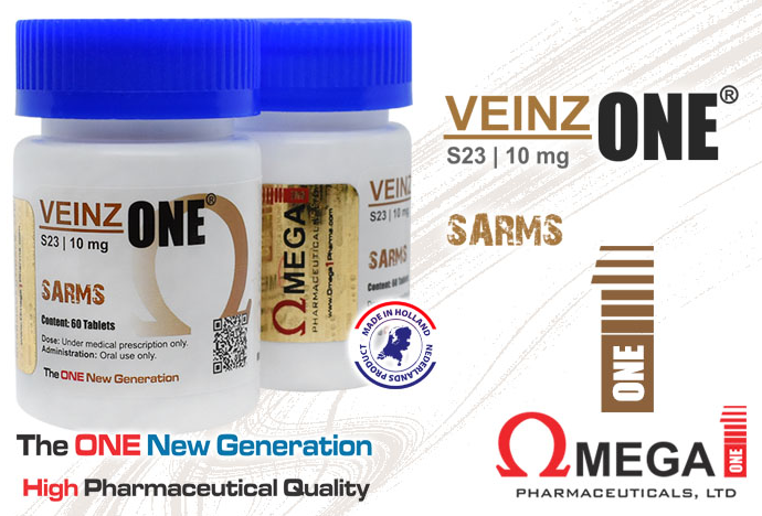 Veinz ONE S23 10mg – Omega Pharmaceuticals
