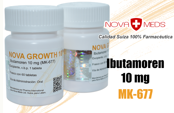 Nova Growth 10 Ibutamoren MK-677 10mg – Nova Meds