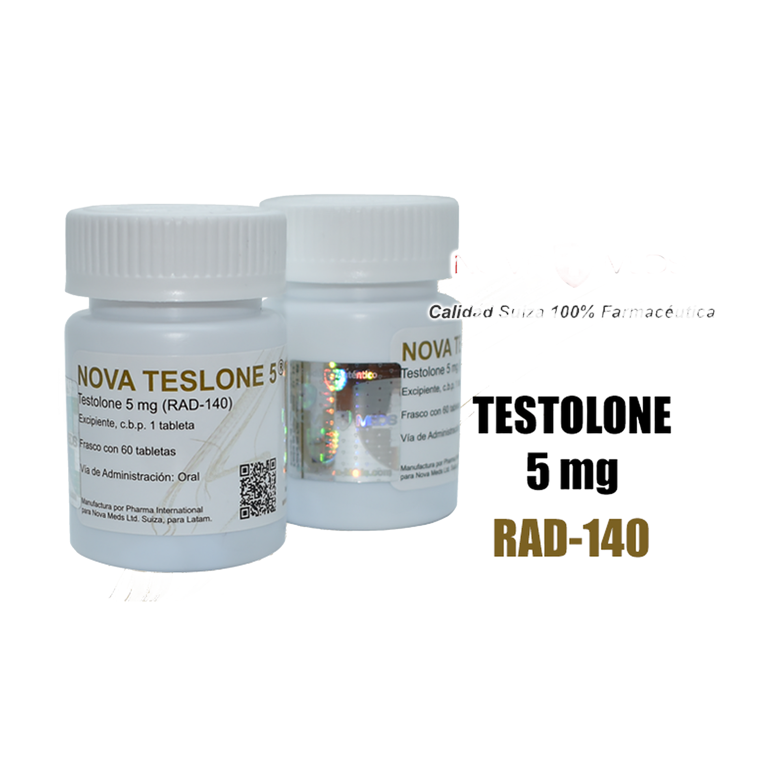 Nova Teslone 5 Testolone RAD-140 5mg – Nova Meds