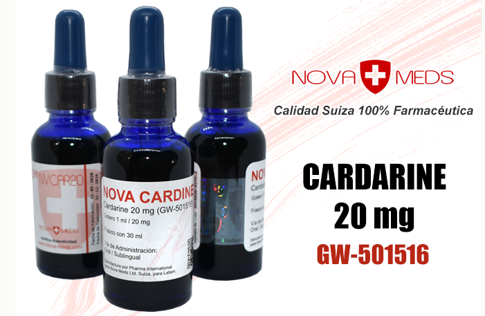 Nova Cardine 20 Cardarine GW-501516 20mg – Nova Meds (Gotas)