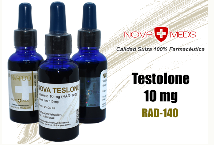 Nova Teslone 10 Testolone RAD-140 10mg – Nova Meds (Gotas)