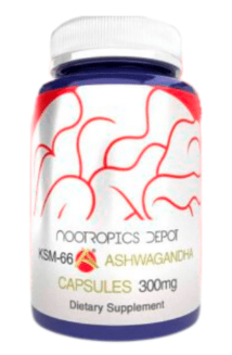 180 Cápsulas de Ashwagandha  KSM-66 - Nootropics Depot