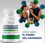 100 Cápsulas de Citrato de Magnesio 500mg - Naima