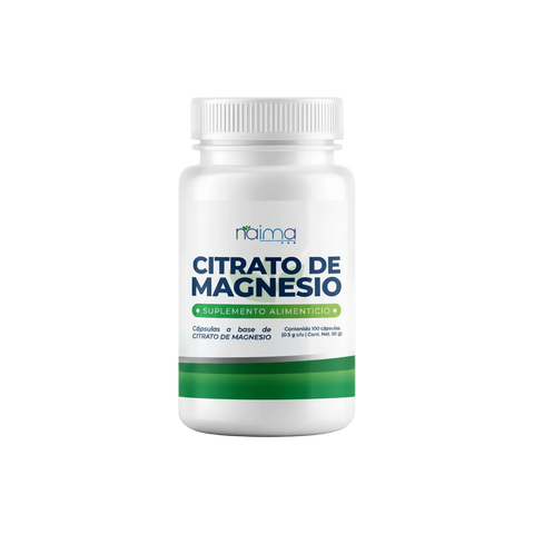 100 Cápsulas de Citrato de Magnesio 500mg - Naima