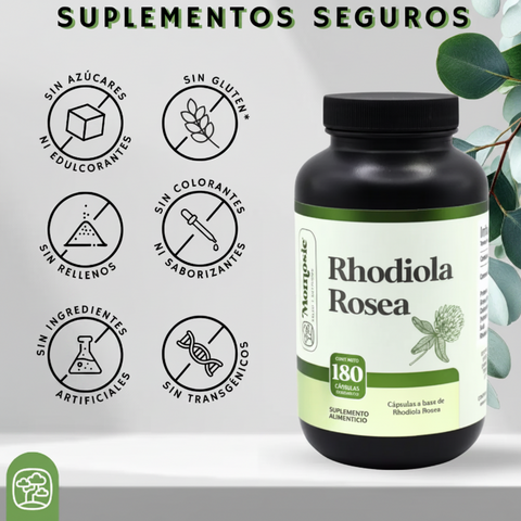 60 Cápsulas con 500mg de Rhodiola Rosea - Momosie