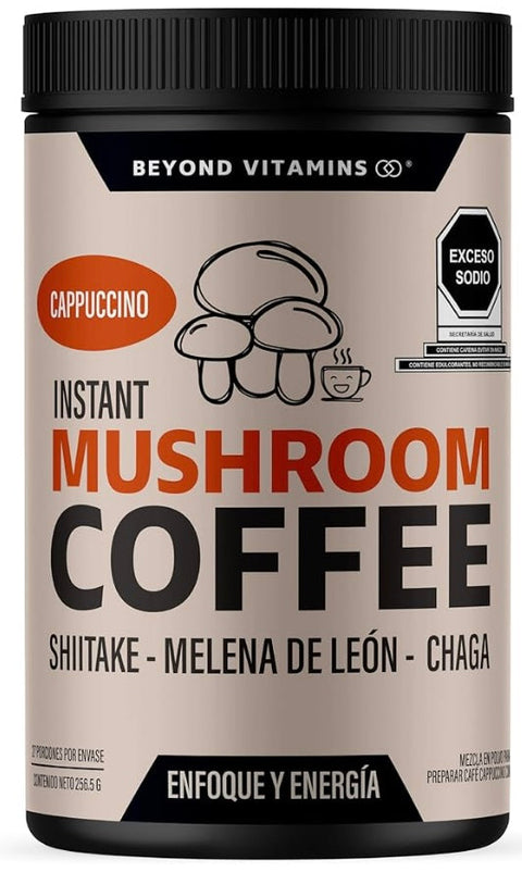 Cafe Soluble Con Hongos | Adaptógenos (Melena De Leon, Gonoderma, Maitake Y Shitake )