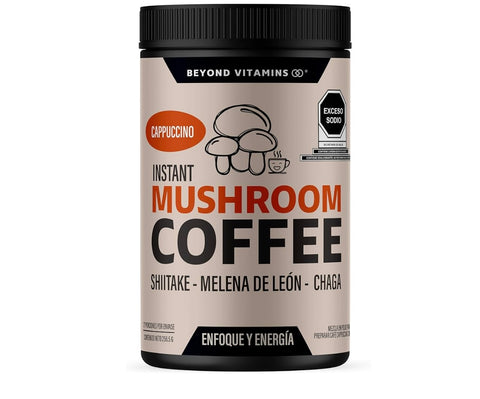 Cafe Soluble Con Hongos | Adaptógenos (Melena De Leon, Gonoderma, Maitake Y Shitake )