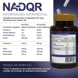 NAD-QR – Nartex Wellness | NAD + Resveratrol + Quercetina + Vit. C + Prebiótico | 60 Cápsulas