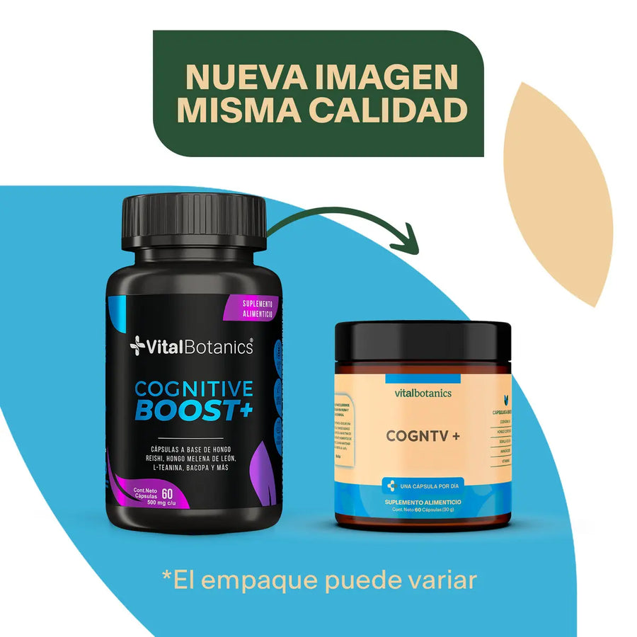 CONGNTV+ con L-tirosina, 60 cápsulas, 500 mg por cápsula