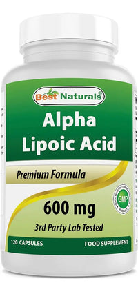 Ácido alfa-lipoico, 120 cápsulas, 600 mg por cápsula