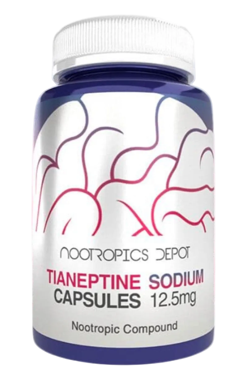 Tianeptine Sodium 12.5mg · 90 Cápsulas · Nootropics Depot