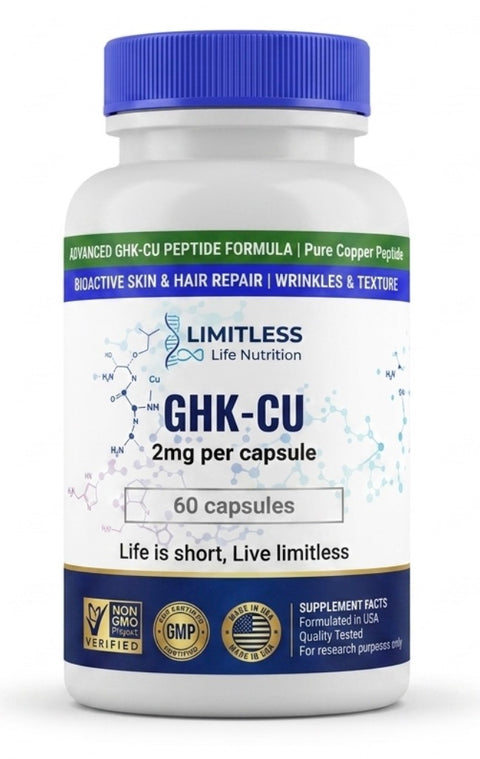 GHK-Cu Cápsulas 2mg (x60) | Péptido de Cobre para Regeneración y Longevidad – Science