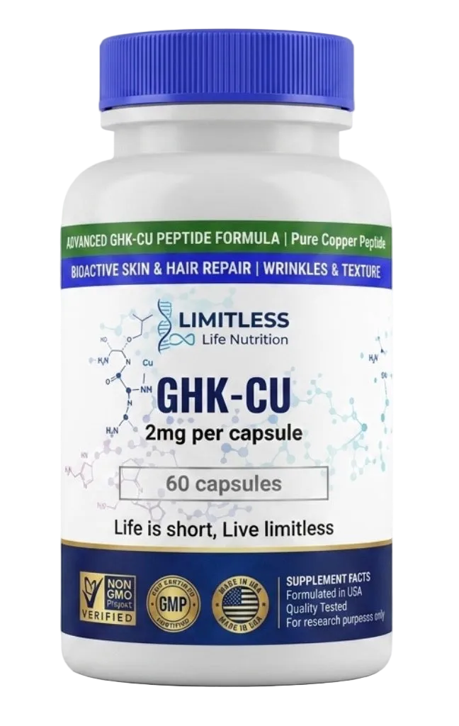 GHK-Cu Cápsulas 2mg (x60) | Péptido de Cobre para Regeneración y Longevidad – Science