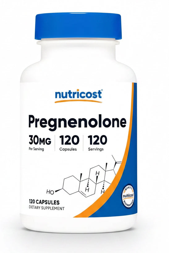 Pregnenolone 30mg 120 Capsules – Nutricost