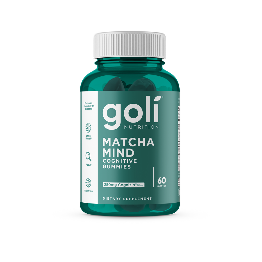 Matcha Mind, 60 gomitas – Goli Nutrition