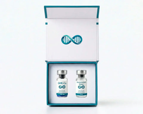 GHK-Cu 100mg + Bacteriostatic Water 3mL – Research Kit | ≥99% Purity Neopeptidos