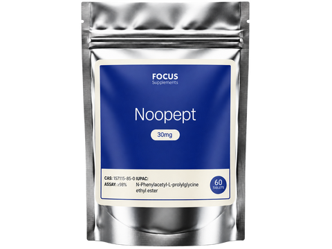 60 Píldoras con 30mg de Noopept - Focus Supplements