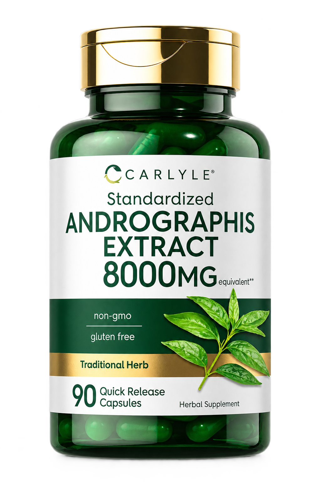 Andrographis Extract 8000mg – Carlyle | 90 Quick Release Capsules