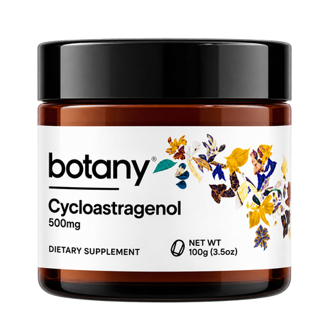 Cycloastragenol Polvo 500mg | Activador de Telomerasa para Longevidad Celular – Botany