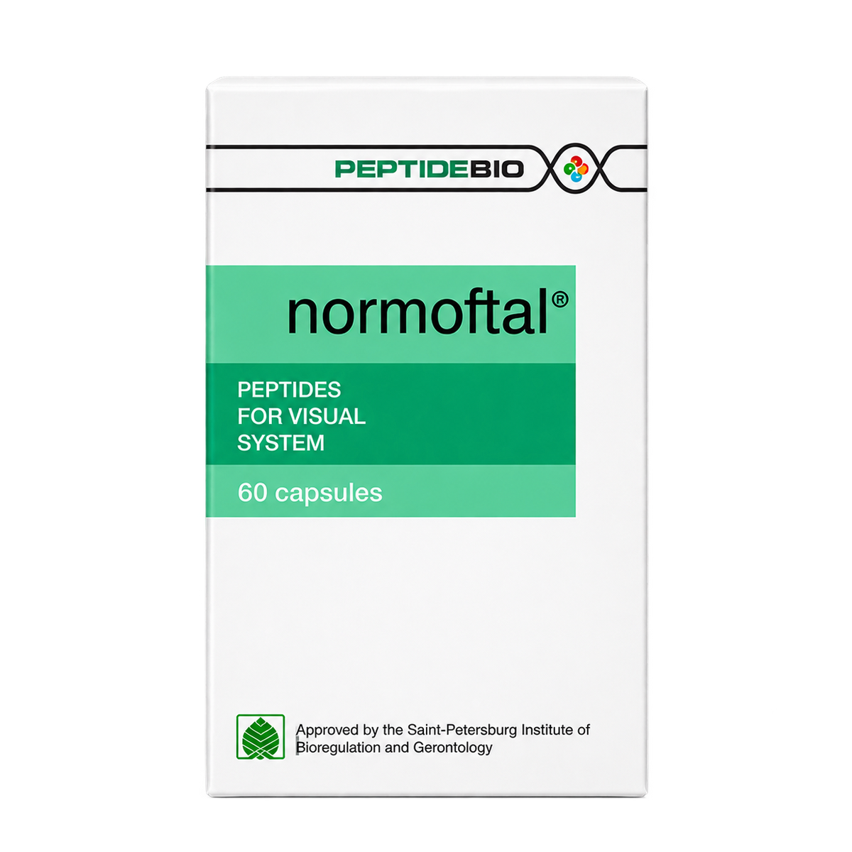 Normoftal Cápsulas 200mg (x60) | Biorregulador de Retina y Salud Visual – Khavinson