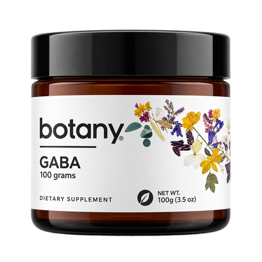 GABA Polvo 100g | Ácido Gamma-Aminobutírico – Botany