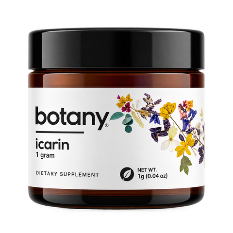 Icariin Polvo 1g (Horny Goat Weed) | Inhibidor PDE5 Natural y Adaptogénico – Botany