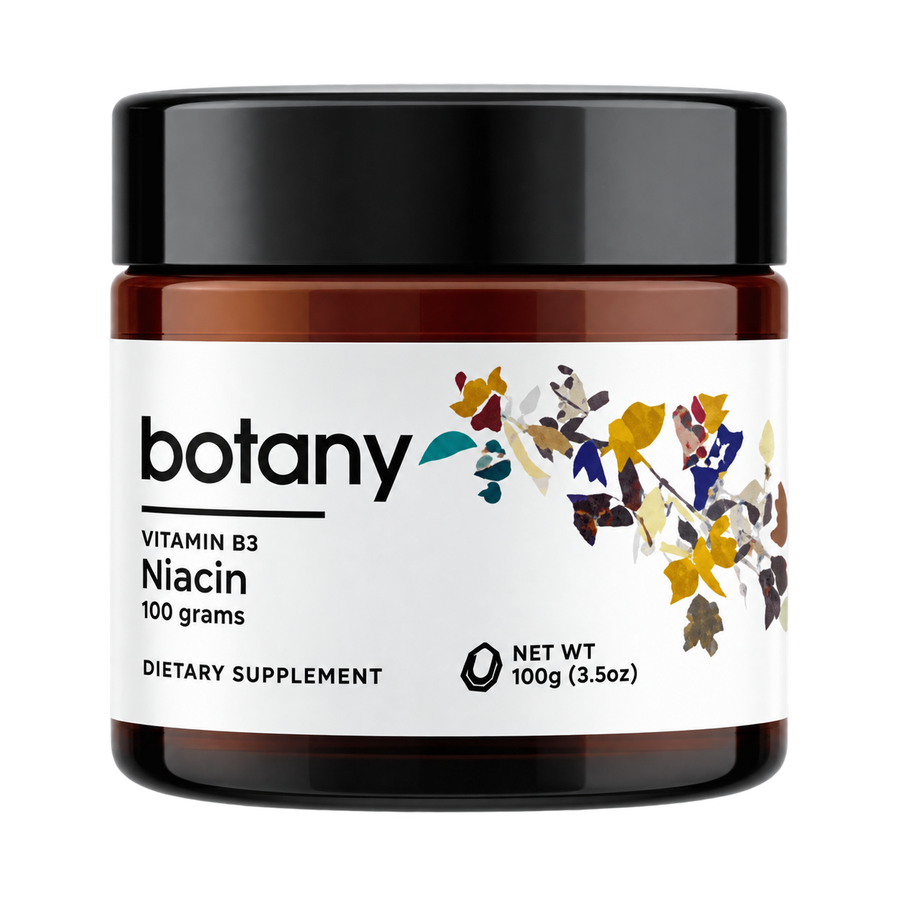 Niacina (Vitamina B3) Polvo 100g – Botany