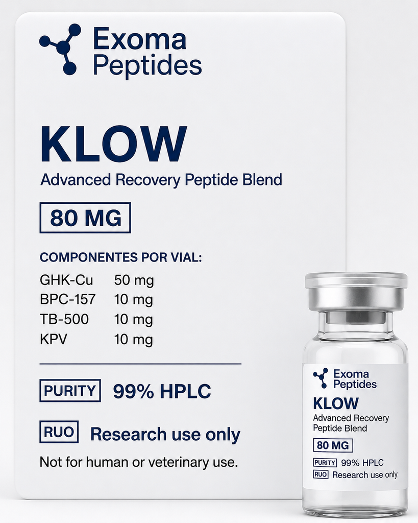 KLOW 80mg – Advanced Recovery Peptide Blend – Exoma Peptides