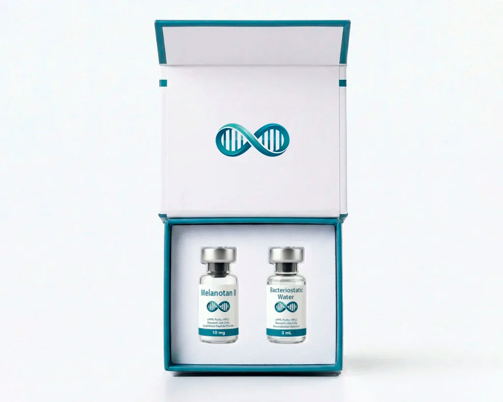 Melanotan II 10mg + Bacteriostatic Water 3mL – Research Kit | ≥99% Purity Neopeptidos