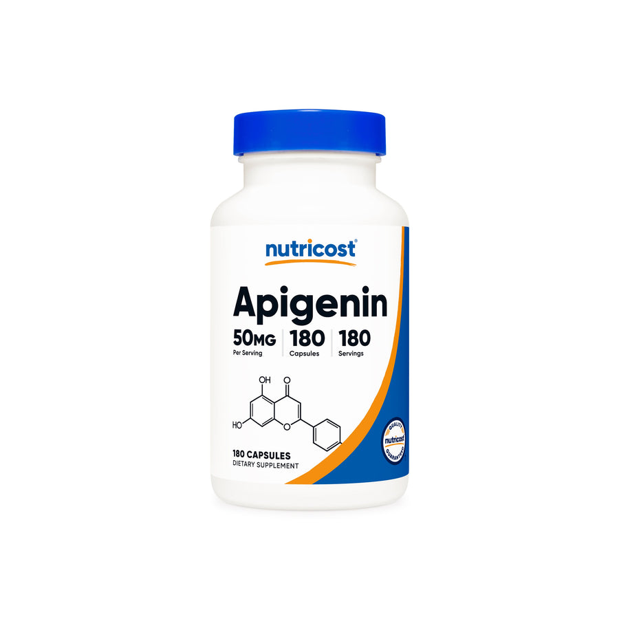 Apigenina, 180 cápsulas, 50 mg por cápsula