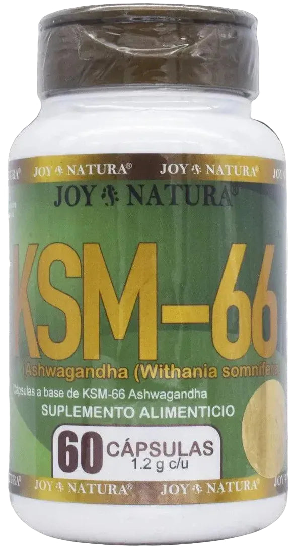 60 Cápsulas con 1200mg de Ashwagandha KSM-66