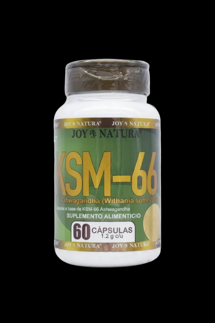 60 Cápsulas con 1200mg de Ashwagandha KSM-66