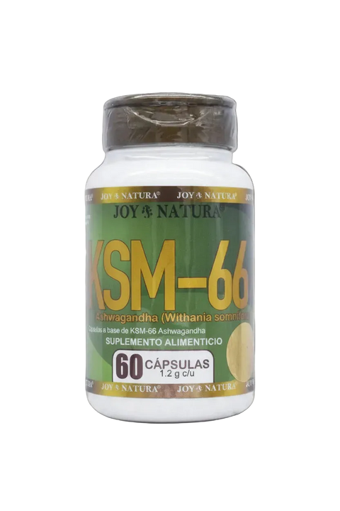 60 Cápsulas con 1200mg de Ashwagandha KSM-66